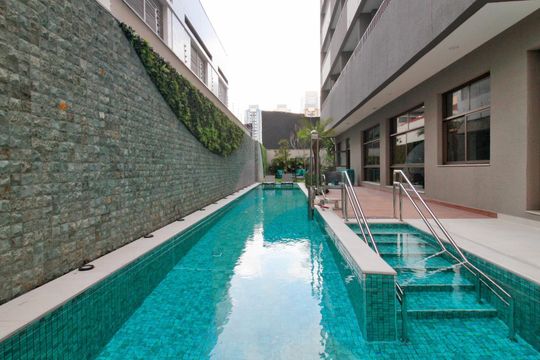 Área externa de kitnet/studio à venda com 1 quarto, 24m² em Tatuapé, São Paulo