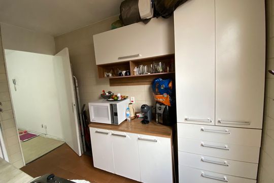Cozinha de apartamento à venda com 2 quartos, 45m² em Jardim Boa Vista, São Paulo