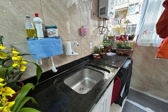 Área de Serviço de apartamento à venda com 2 quartos, 65m² em Lins de Vasconcelos, Rio de Janeiro