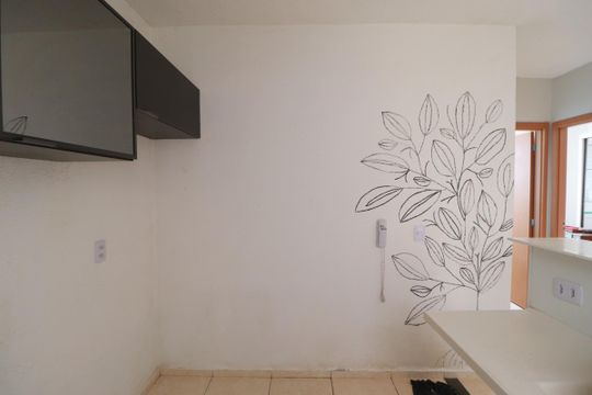 Cozinha  de apartamento para alugar com 2 quartos, 62m² em Reserva Real, Ribeirão Preto
