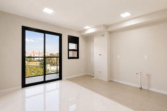 Sala / Cozinha  de apartamento para alugar com 2 quartos, 56m² em Niterói, Canoas