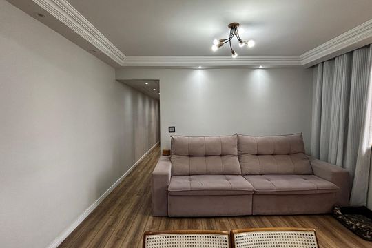 Sala - Sala de Jantar de apartamento à venda com 3 quartos, 76m² em Parque das Nações, Santo André