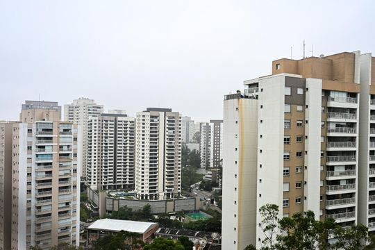 Vista do Quarto  de apartamento à venda com 2 quartos, 56m² em Vila Andrade, São Paulo