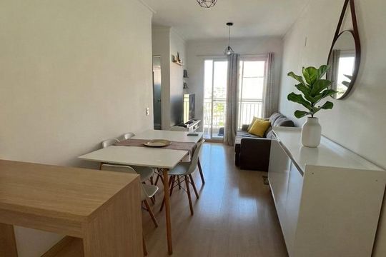 Sala de apartamento à venda com 2 quartos, 52m² em Jardim do Lago, Campinas