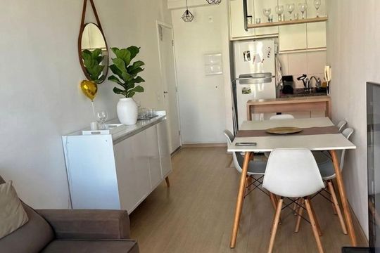 Sala de apartamento à venda com 2 quartos, 52m² em Jardim do Lago, Campinas