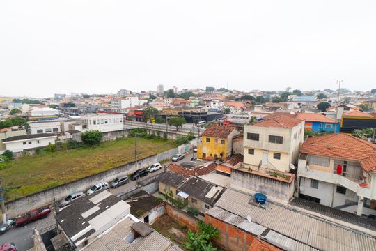 Vista da Sacada de apartamento à venda com 1 quarto, 30m² em Jardim Itacolomi, São Paulo