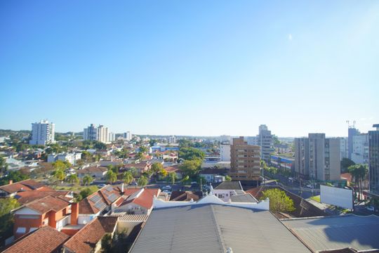 Vista da Suíte de apartamento à venda com 2 quartos, 73m² em Centro, São Leopoldo