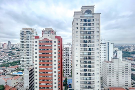 Vista da Varanda de apartamento à venda com 4 quartos, 137m² em Vila Regente Feijó, São Paulo
