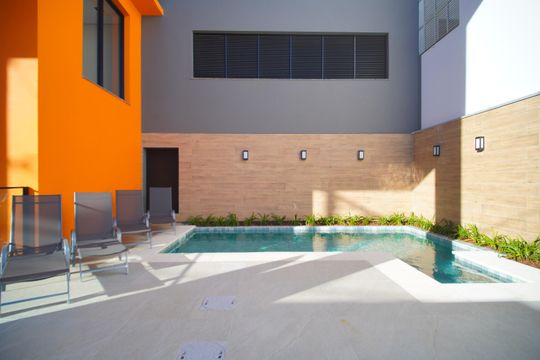 Área comum - Piscina de apartamento à venda com 2 quartos, 73m² em Centro, São Leopoldo