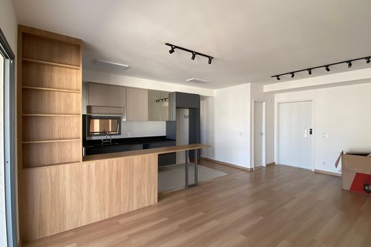 Sala - Cozinha de apartamento para alugar com 3 quartos, 123m² em Centro, Osasco