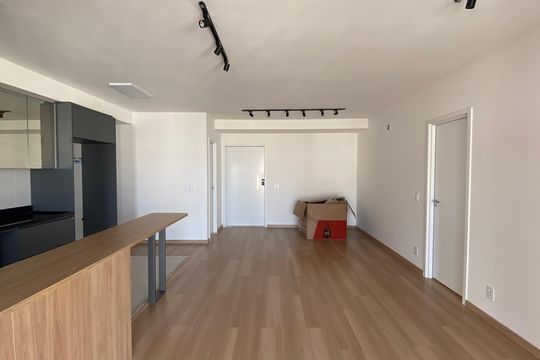 Sala - Cozinha de apartamento para alugar com 3 quartos, 124m² em Centro, Osasco