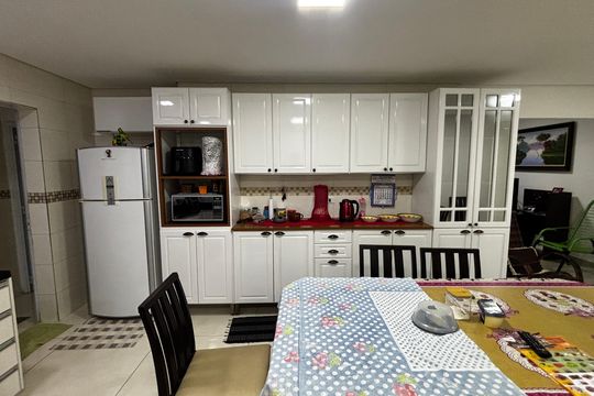 Sala de Jantar - Cozinha de casa à venda com 2 quartos, 240m² em Vila Sao Joao, Santo André