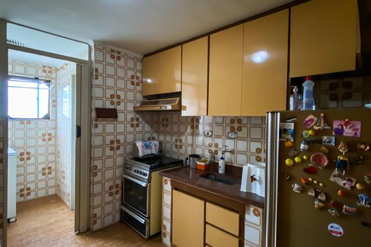 Cozinha  de apartamento à venda com 3 quartos, 70m² em Cangaiba, São Paulo