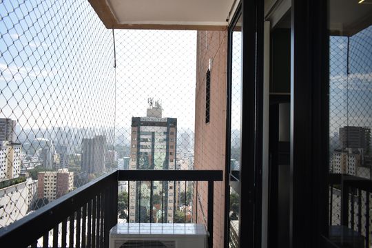 Sacada de apartamento para alugar com 1 quarto, 43m² em Vila Clementino, São Paulo