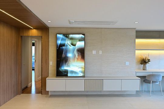 Sala de apartamento à venda com 3 quartos, 186m² em Real Parque, São Paulo
