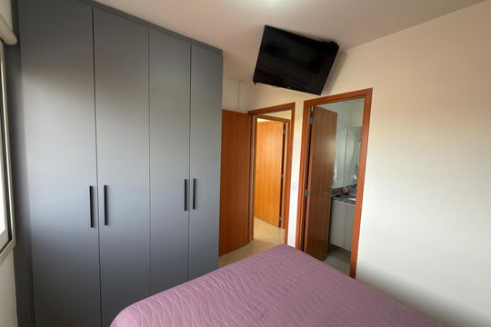 Quarto casal de apartamento à venda com 2 quartos, 45m² em Qr 109, Brasília