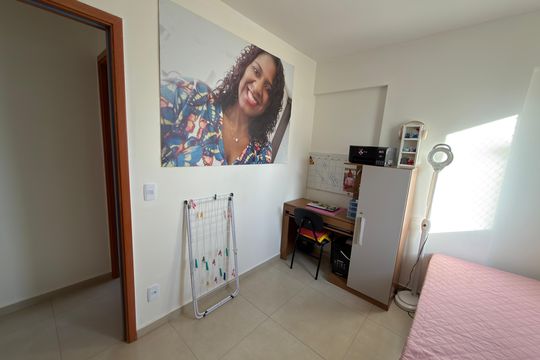 Quarto solteiro  de apartamento à venda com 2 quartos, 45m² em Qr 109, Brasília