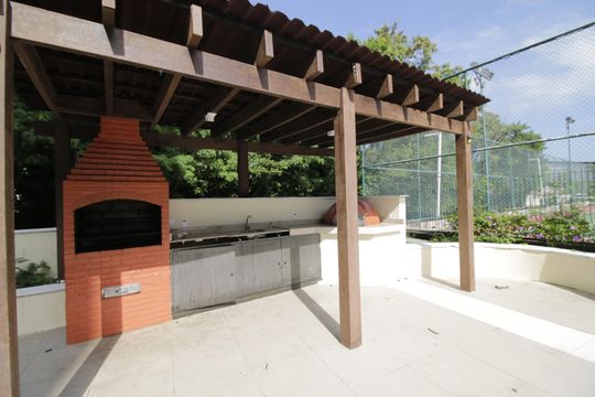 Área comum - Churrasqueira de apartamento para alugar com 2 quartos, 67m² em Camorim, Rio de Janeiro