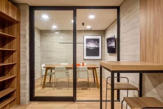 Área comum de apartamento para alugar com 1 quarto, 22m² em Santo Amaro, São Paulo