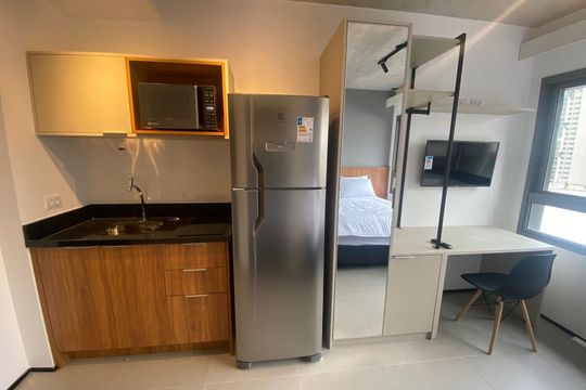 Studio de kitnet/studio à venda com 1 quarto, 22m² em Santo Amaro, São Paulo