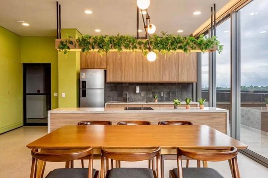 Área comum de apartamento para alugar com 1 quarto, 22m² em Santo Amaro, São Paulo