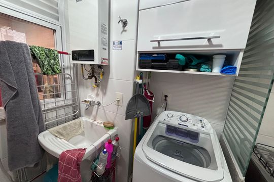 Área de Serviço de apartamento à venda com 2 quartos, 75m² em Recreio dos Bandeirantes, Rio de Janeiro