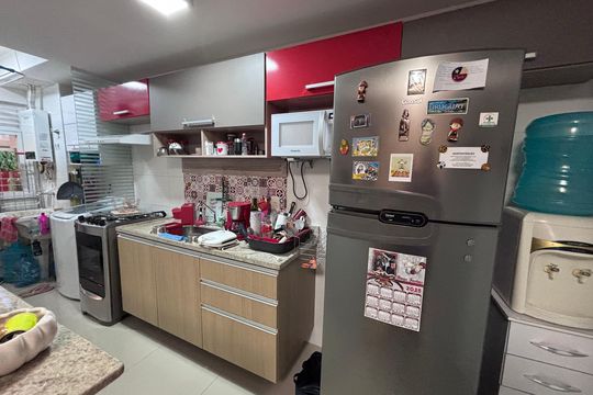 Cozinha de apartamento à venda com 2 quartos, 75m² em Recreio dos Bandeirantes, Rio de Janeiro