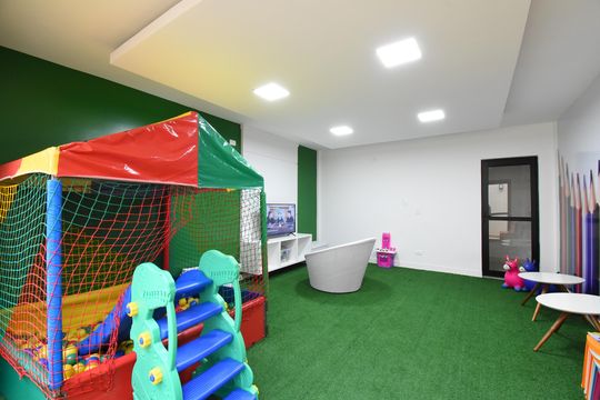 Área comum - Brinquedoteca de apartamento à venda com 2 quartos, 54m² em Bacacheri, Curitiba