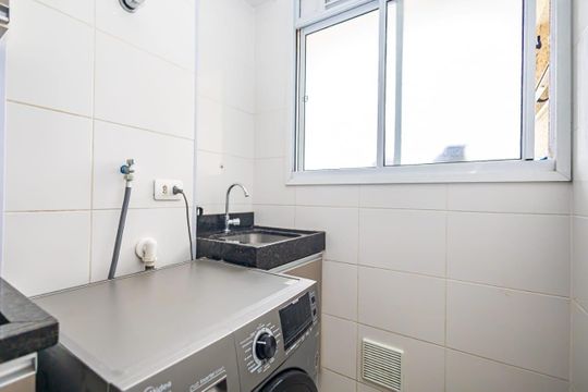 Área de Serviço de apartamento à venda com 2 quartos, 54m² em Bacacheri, Curitiba