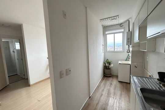Cozinha de apartamento à venda com 2 quartos, 48m² em Piedade, Rio de Janeiro