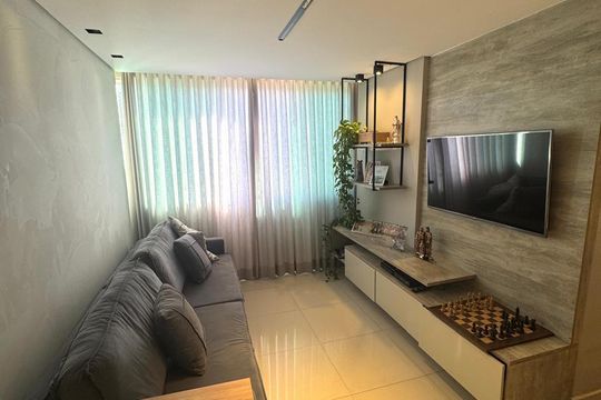 Sala de apartamento para alugar com 3 quartos, 95m² em Castelo, Belo Horizonte