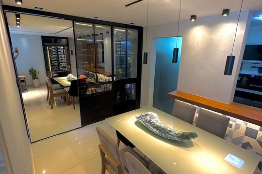 Sala de apartamento para alugar com 3 quartos, 95m² em Castelo, Belo Horizonte