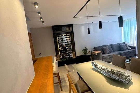 Sala de apartamento para alugar com 3 quartos, 95m² em Castelo, Belo Horizonte