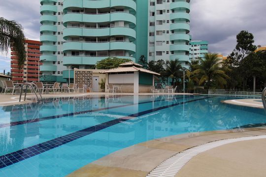 Área comum - Piscina de apartamento à venda com 2 quartos, 77m² em Barra da Tijuca, Rio de Janeiro
