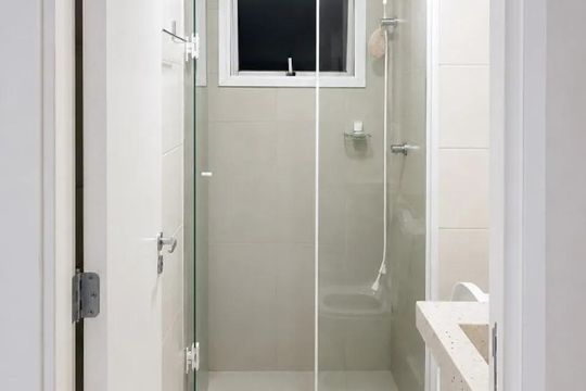 Banheiro  de apartamento para alugar com 2 quartos, 48m² em Jardim do Lago, Jundiaí