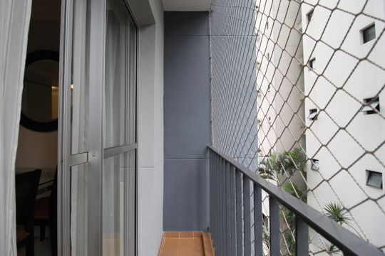 Varanda de apartamento à venda com 2 quartos, 66m² em Vila Olímpia, São Paulo