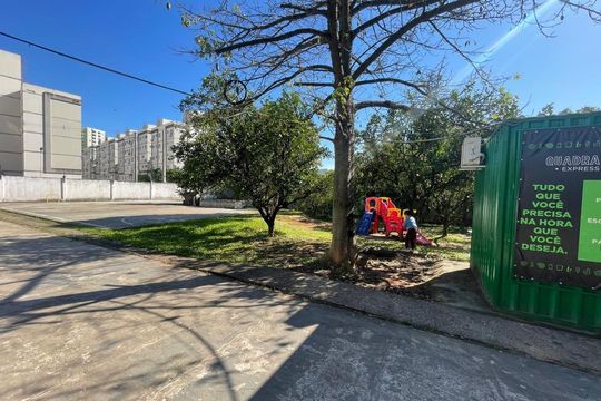 Área externa de apartamento à venda com 2 quartos, 75m² em Canudos, Novo Hamburgo