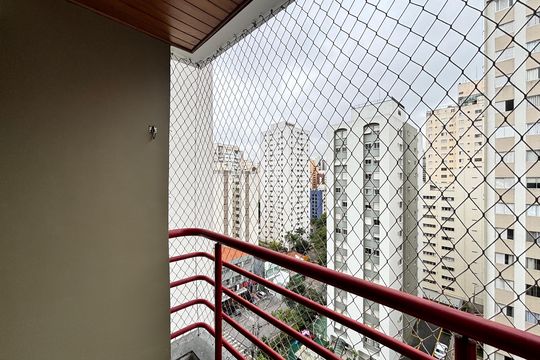 Varanda de apartamento para alugar com 1 quarto, 32m² em Moema, São Paulo