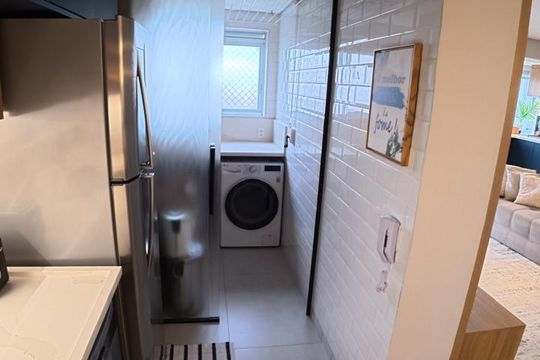 Cozinha de apartamento à venda com 2 quartos, 87m² em Jardim Caboré, São Paulo