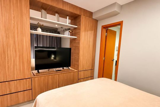 Quarto de apartamento para alugar com 1 quarto, 51m² em Setor Bueno, Goiânia