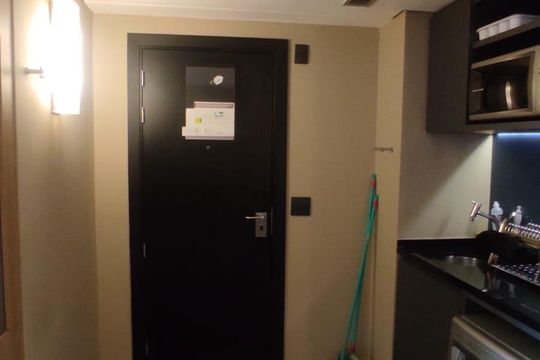 Cozinha de apartamento à venda com 1 quarto, 42m² em Alphaville, Barueri