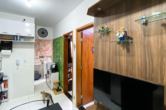 Sala de apartamento à venda com 2 quartos, 38m² em Jardim Nordeste, São Paulo