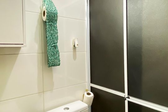 Banheiro  de apartamento à venda com 2 quartos, 38m² em Jardim Nordeste, São Paulo