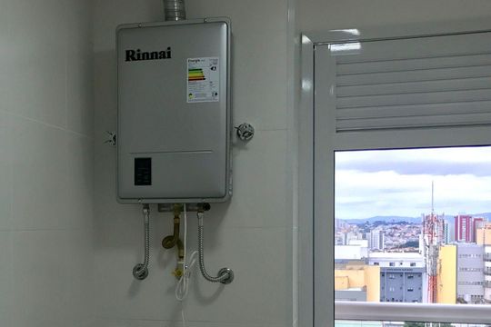 Área de serviço de apartamento à venda com 2 quartos, 77m² em Santa Paula, São Caetano do Sul