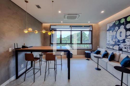 Área comum de kitnet/studio à venda com 1 quarto, 27m² em Jardim Aurelia, São Paulo