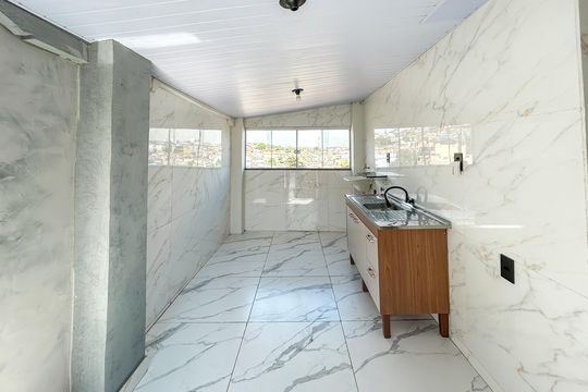 Sala/cozinha de casa para alugar com 2 quartos, 70m² em Dom Bosco, Belo Horizonte