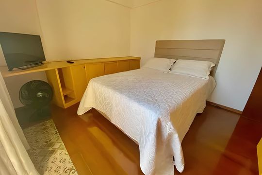 Quarto de apartamento para alugar com 1 quarto, 57m² em Ponta da Praia, Santos