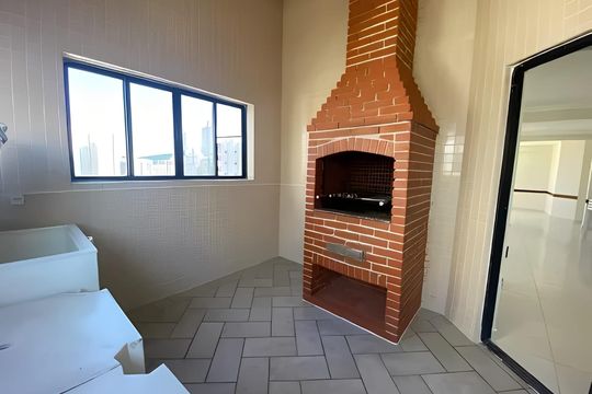 Churrasqueira de apartamento para alugar com 1 quarto, 57m² em Ponta da Praia, Santos