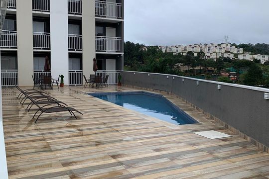 Área externa de apartamento para alugar com 2 quartos, 47m² em Jardim Sandra, Cotia