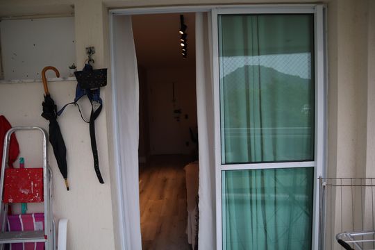 VARANDA EXTERNA de apartamento à venda com 2 quartos, 70m² em Recreio dos Bandeirantes, Rio de Janeiro
